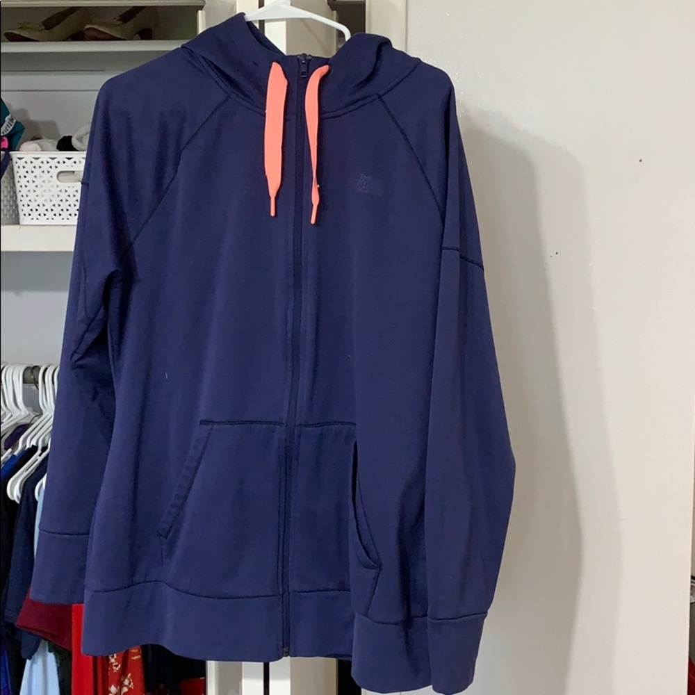 north face xl zip up